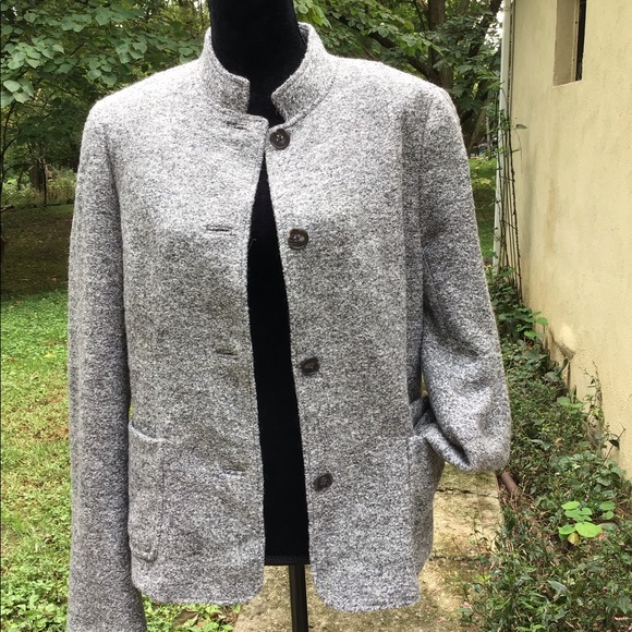 Talbots buttoned front closure wool jacket. - Picture 2 of 4